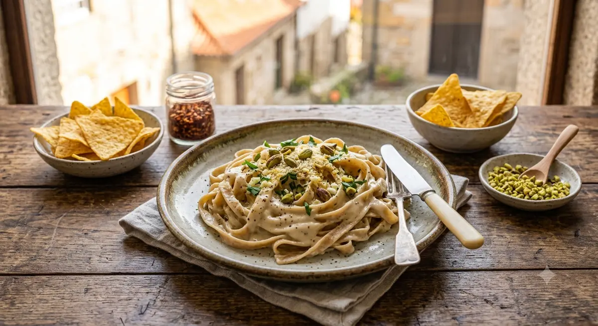 Vegan Fettuccine Alfredo